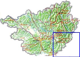 carte de Guangxi