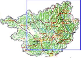 carte de Guangxi