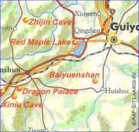 carte de Guizhou
