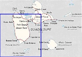 mapa de Guadalupe em ingles