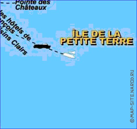 carte de Guadeloupe