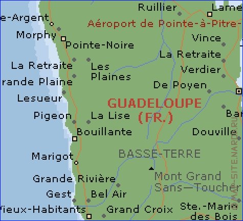 mapa de Guadalupe