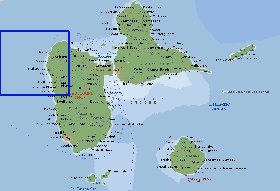 carte de Guadeloupe