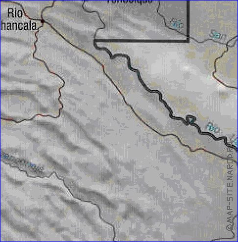 Administratives carte de Guatemala